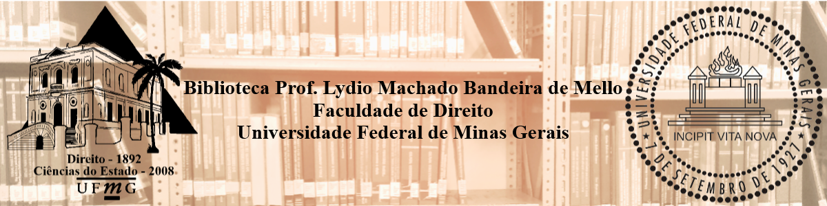 Logo for Biblioteca Prof. Lydio Machado Bandeira de Mello - Faculdade de Direito da UFMG